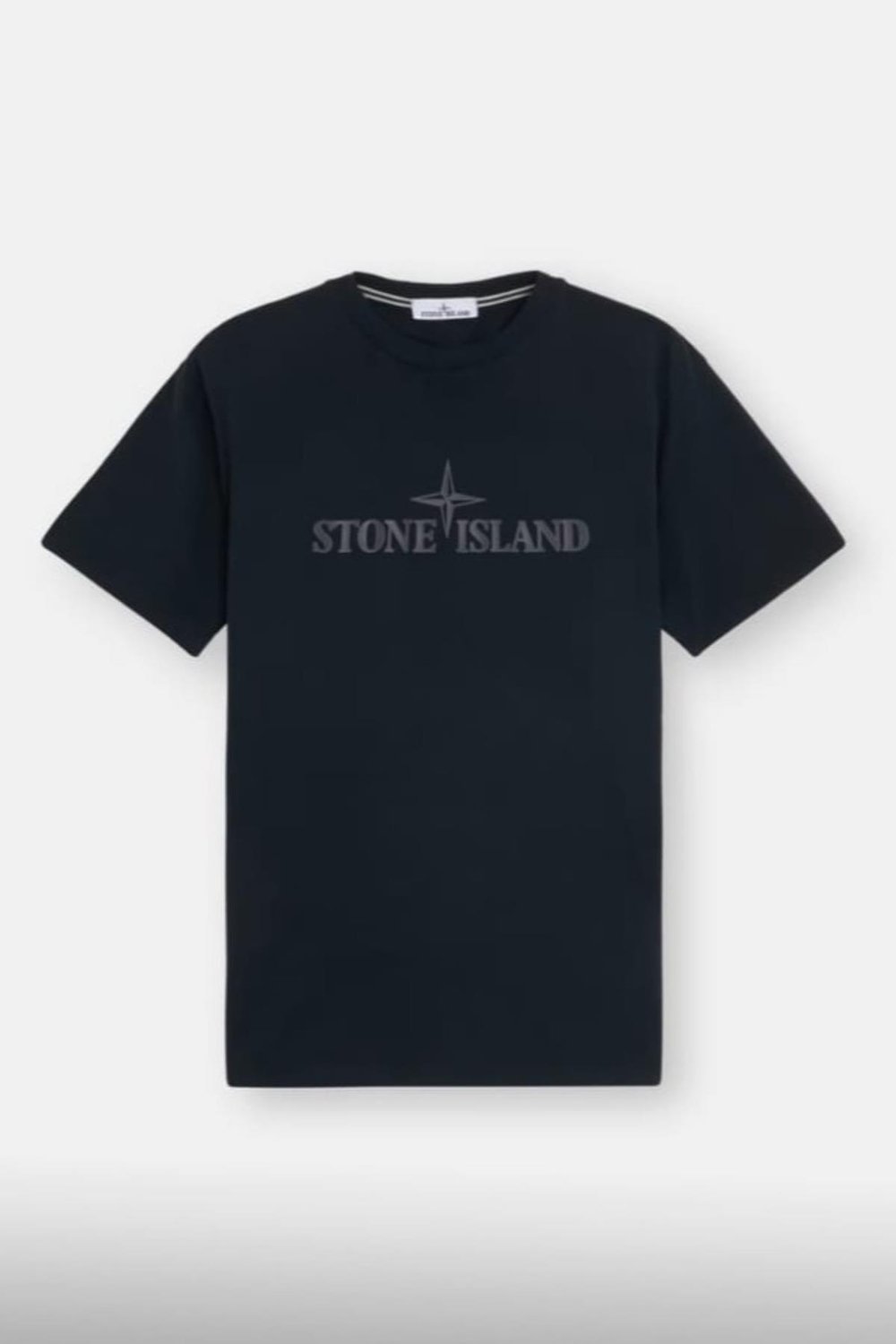 Stone Island Compass-print cotton T-shirt Dark Blue