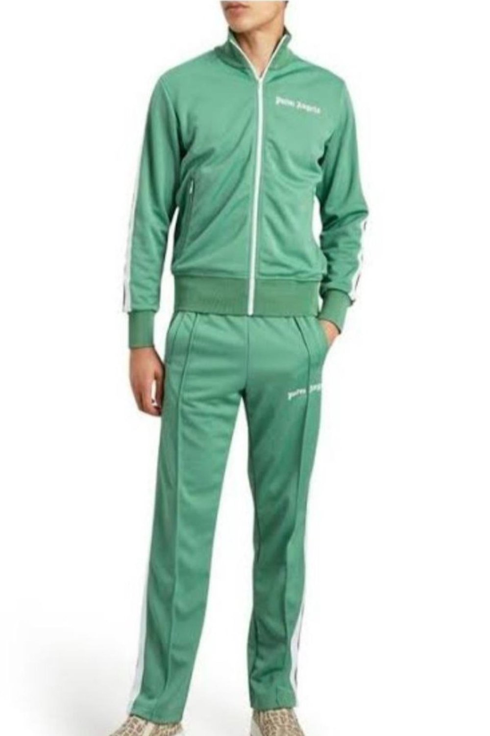 Stripe Tracksuit Green