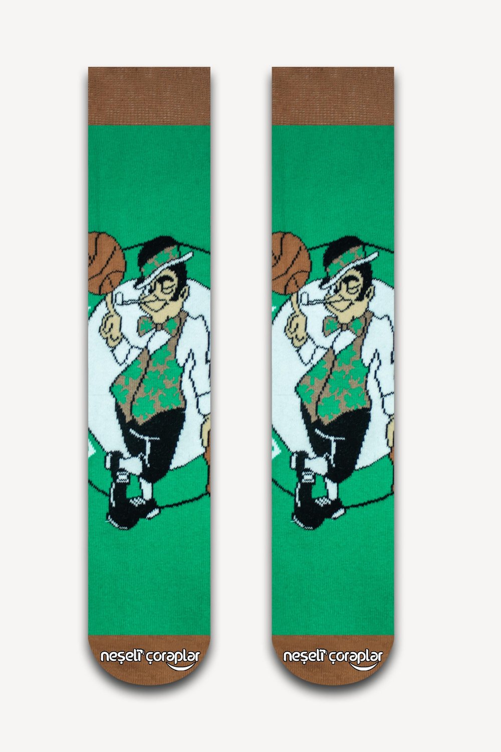 2li Basketbol Renkli Çorap Set