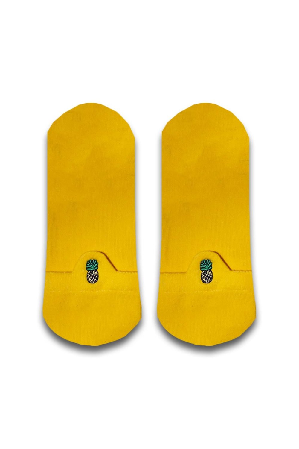 Ananas Nakışlı Unisex Patik Çorap
