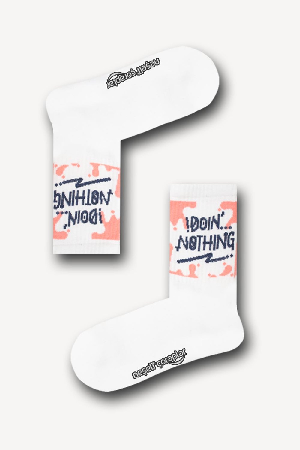 Doin Nothing Atletik Unisex Çorap