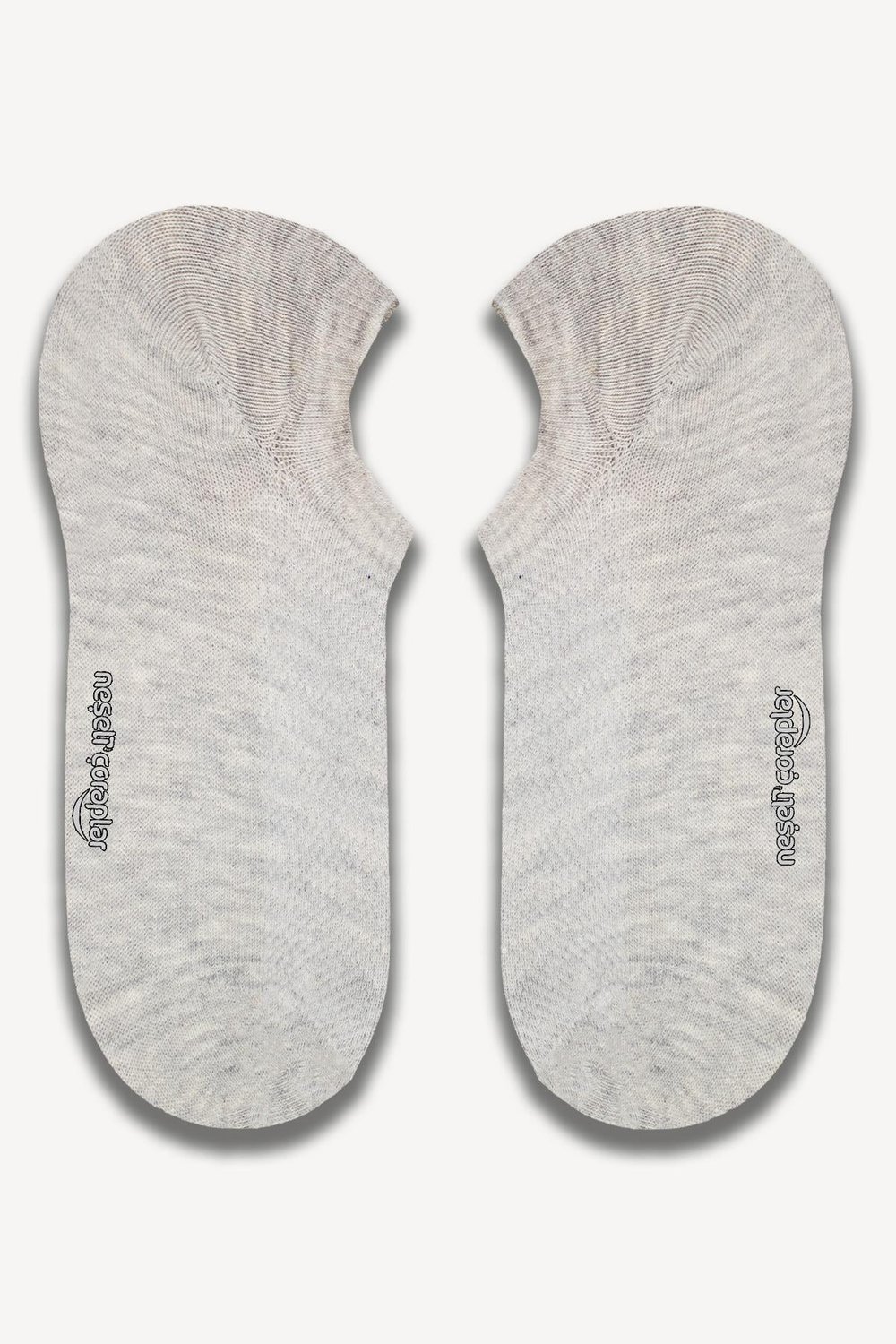 Gri Renkli Unisex Sneakear Çorap
