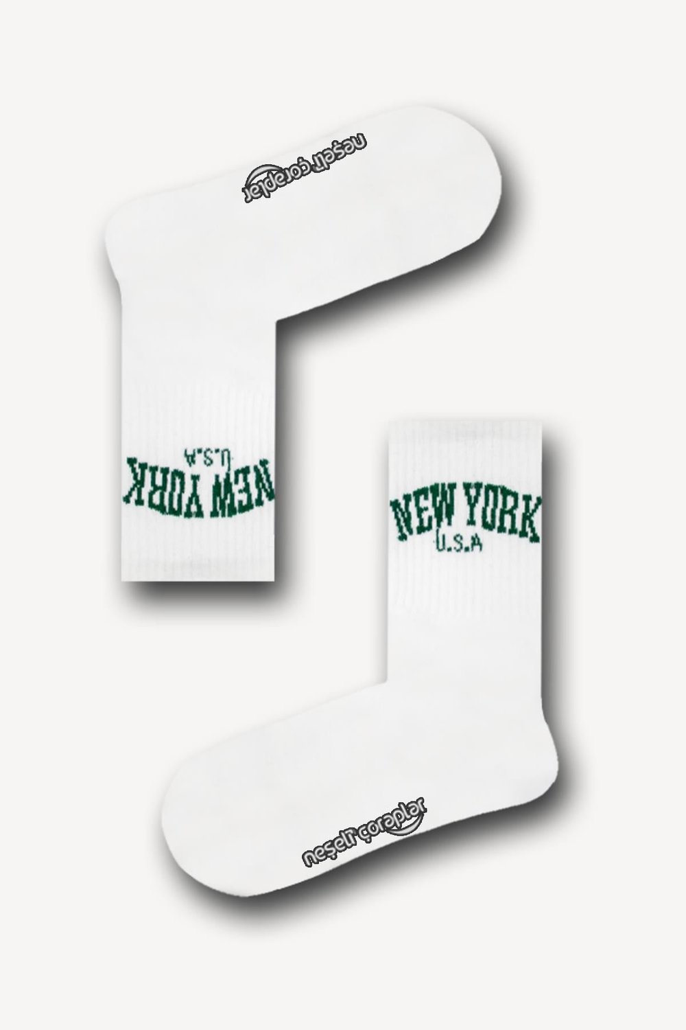 New York U.S.A Atletik Unisex Çorap