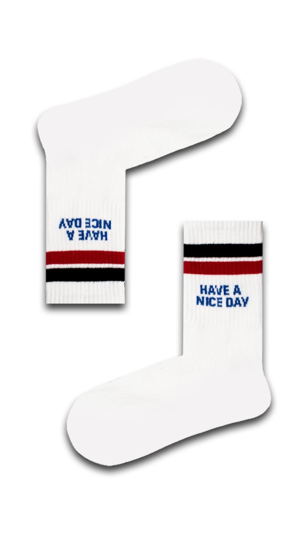 Nıce Day Desenli Unisex  Atletik Çorap
