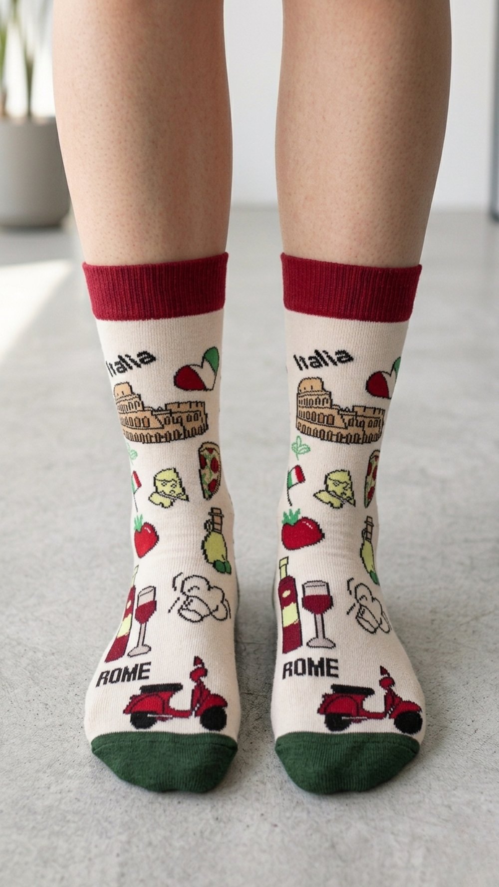 Roma Renkli Unisex Çorap