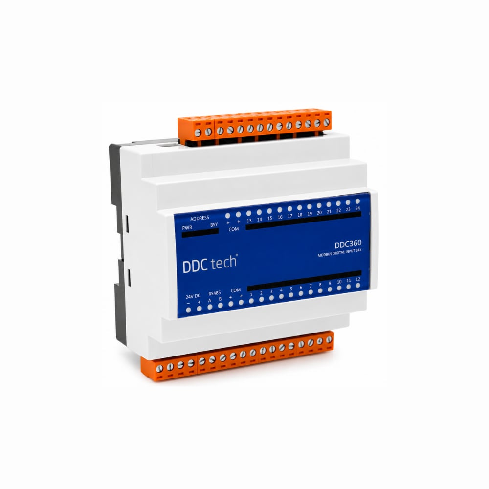 DDCTech 360 RS-485 Modbus I/O Modülü (24 D/I)