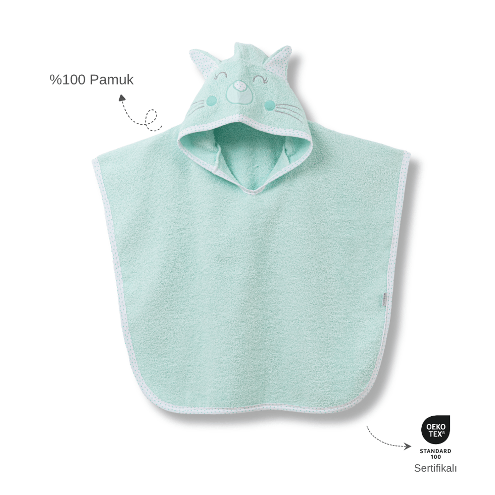 Ankibaby Kedili Havlu Panço | %100 Pamuk!