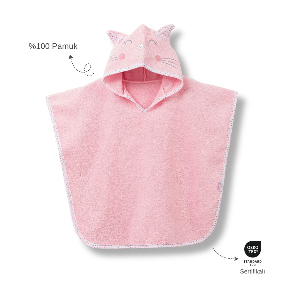 Ankibaby Kedili Havlu Panço | %100 Pamuk!