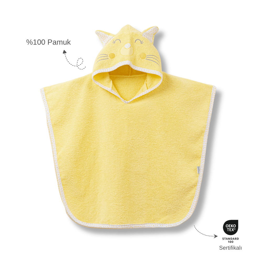 Ankibaby Kedili Havlu Panço | %100 Pamuk!