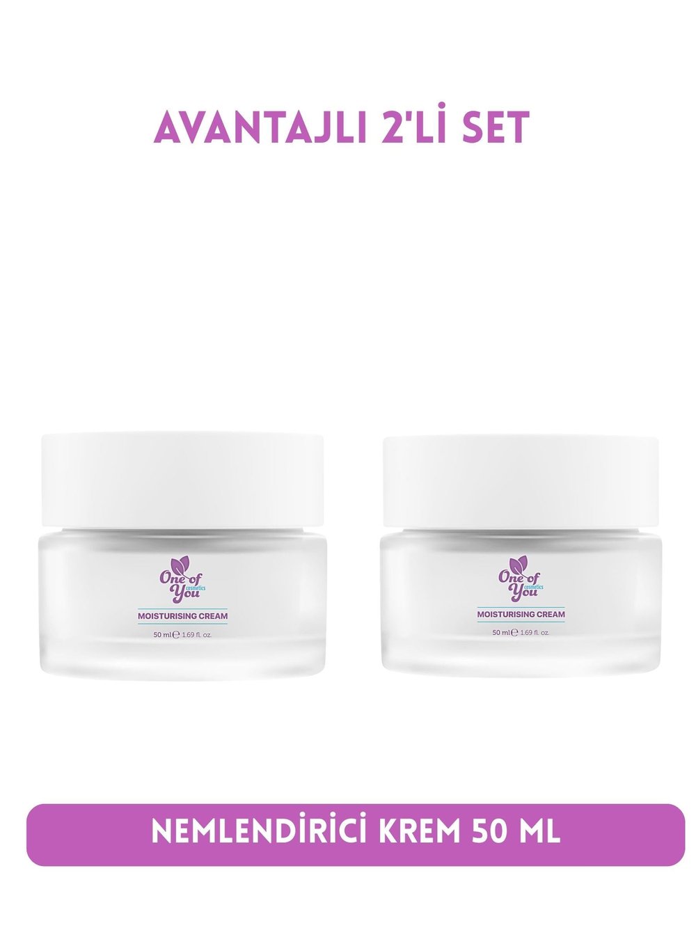  MOISTURISING CREAM  50 ML 2'Lİ SET