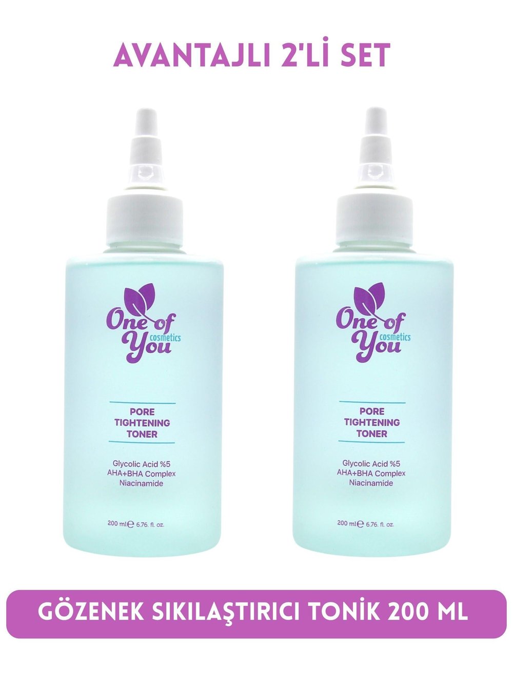 PORE TIGHTENING TONER 200 ML 2'Lİ SET