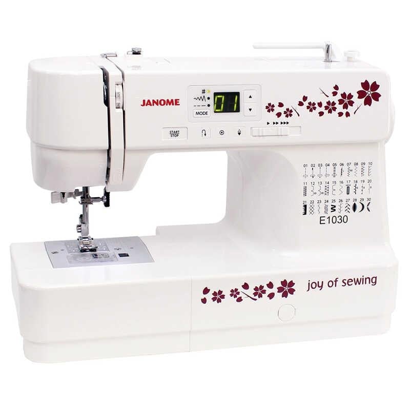Janome E1030 Taşınabilir Elektronik Dikiş Makinesi