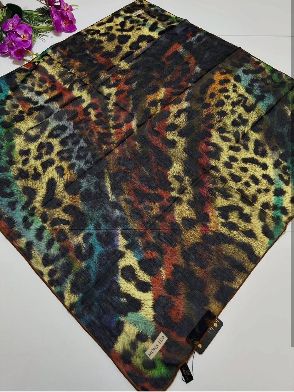 LEOPAR DESEN EŞARP