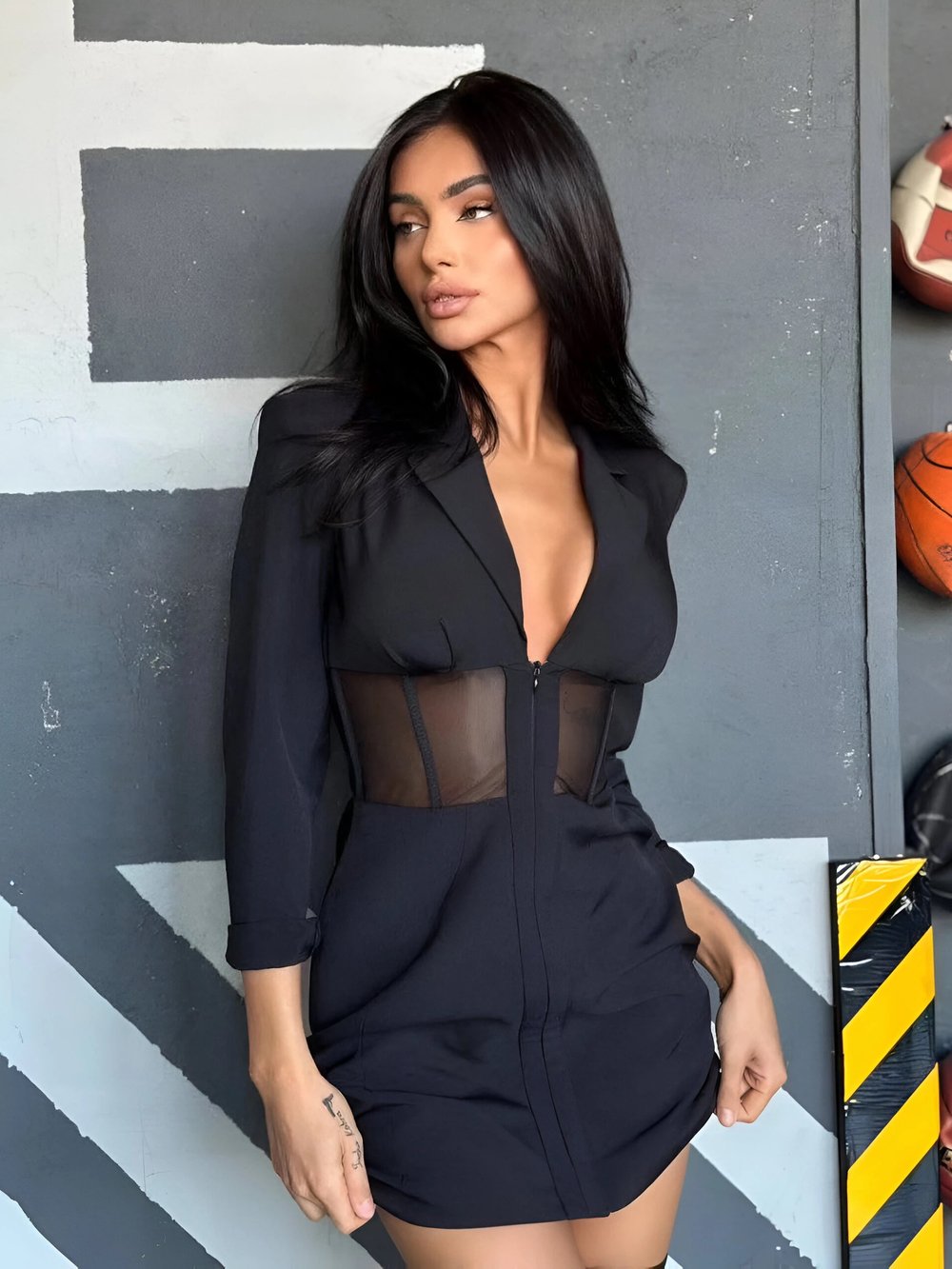COVEN GÖMLEK YAKA ELBİSE