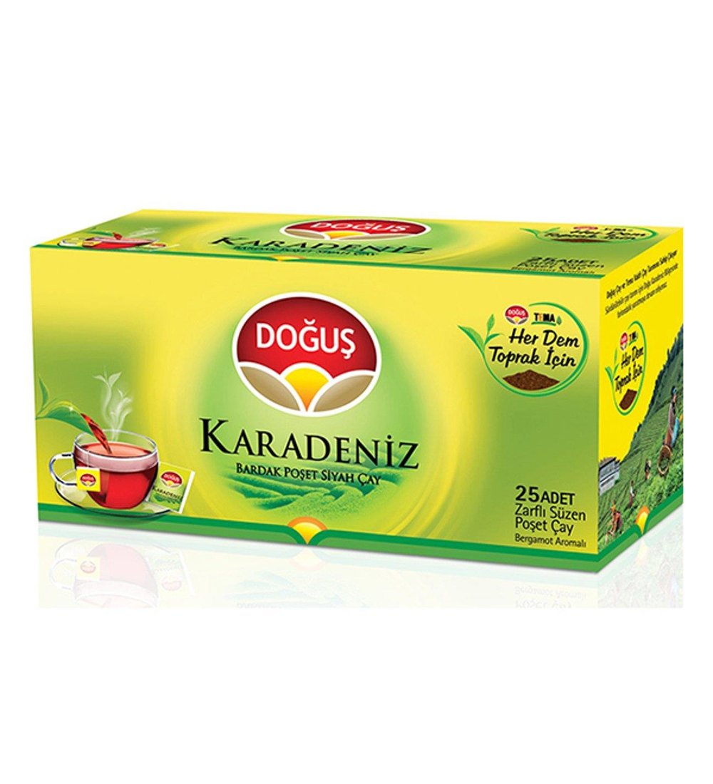 Doğuş Karadeniz Süzen Poşet Çay 25X2 Gr (Bergamot)