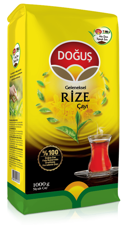 Doğuş Rize Sarı Çay 1000 Gr.Metalize*12