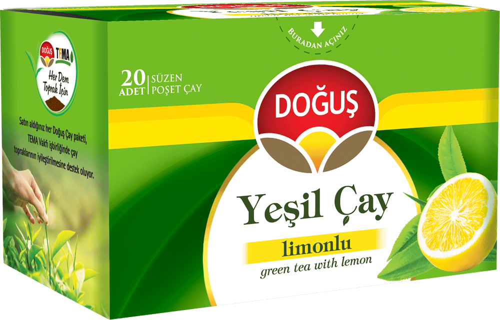 Doğuş Yeşilçay Limon  20X1,75Gr 12Li