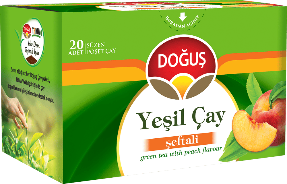 Doğuş Yeşilçay Şeftali 20X1.75 Gr 12Li