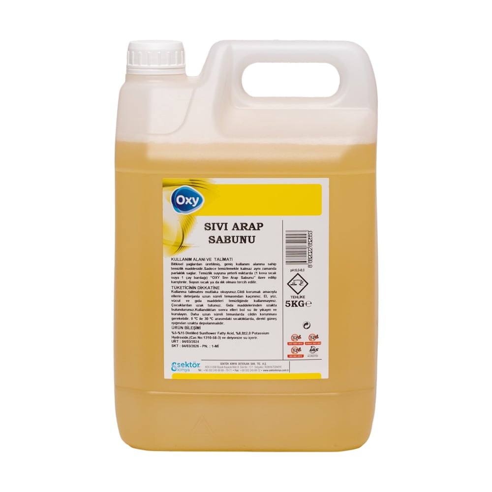 Oxy Sıvı Arap Sabunu 5KG
