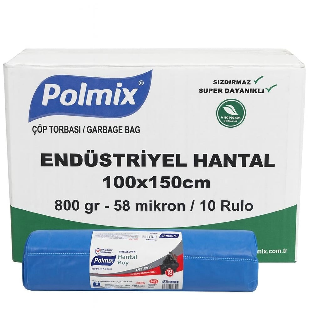 POLMİX END HANTAL 100*150 800 GR ÇÖP P.MAVİ 10*10