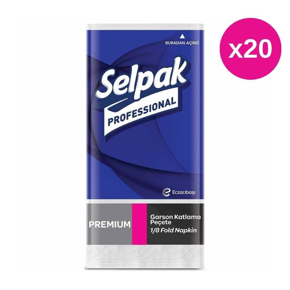 Selpak Professional Garson Katlama Pçt 40X40 Beyaz