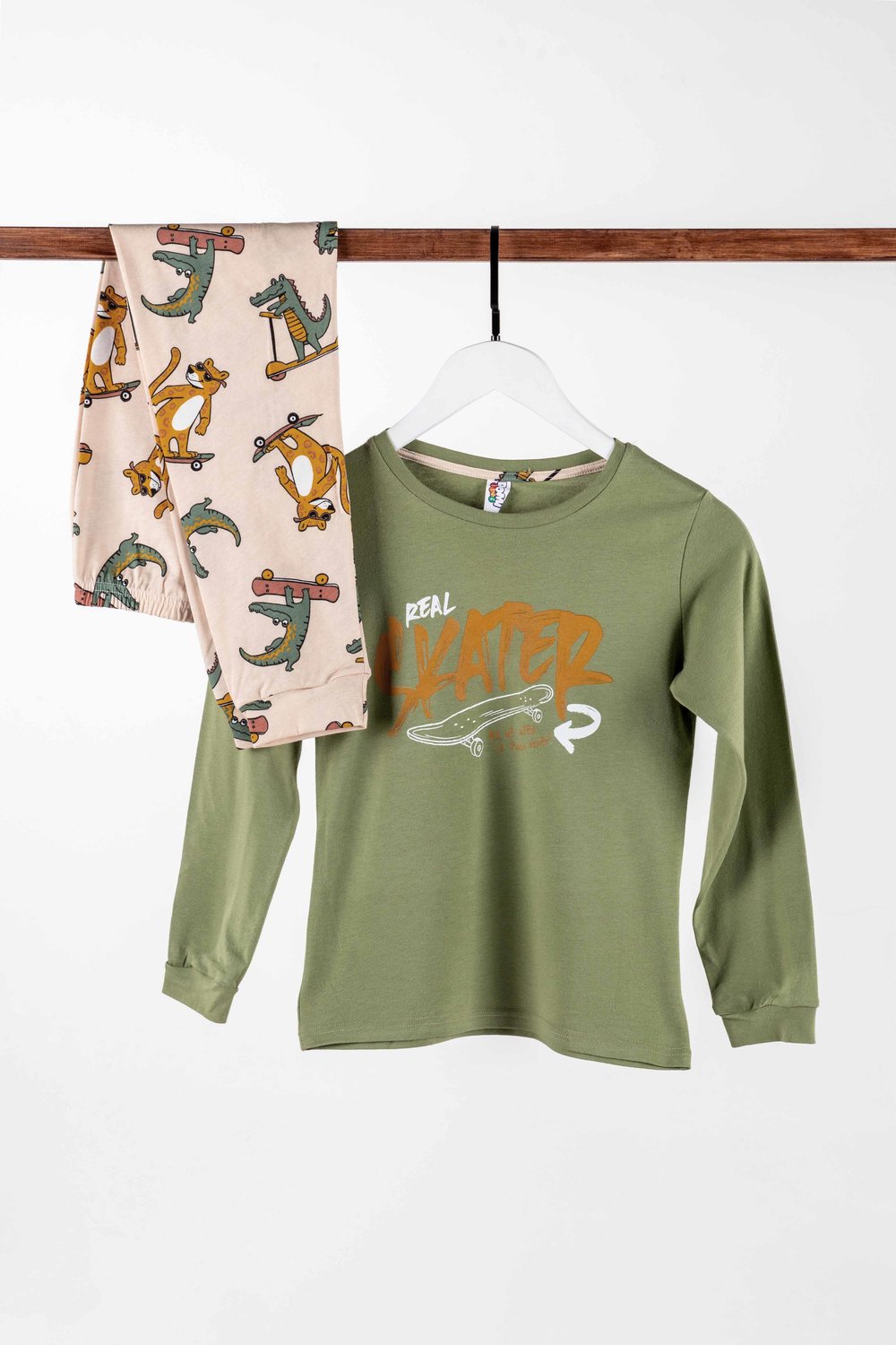 ERKEK ÇOCUK PIJAMA - UZUN KOL TAKIM
