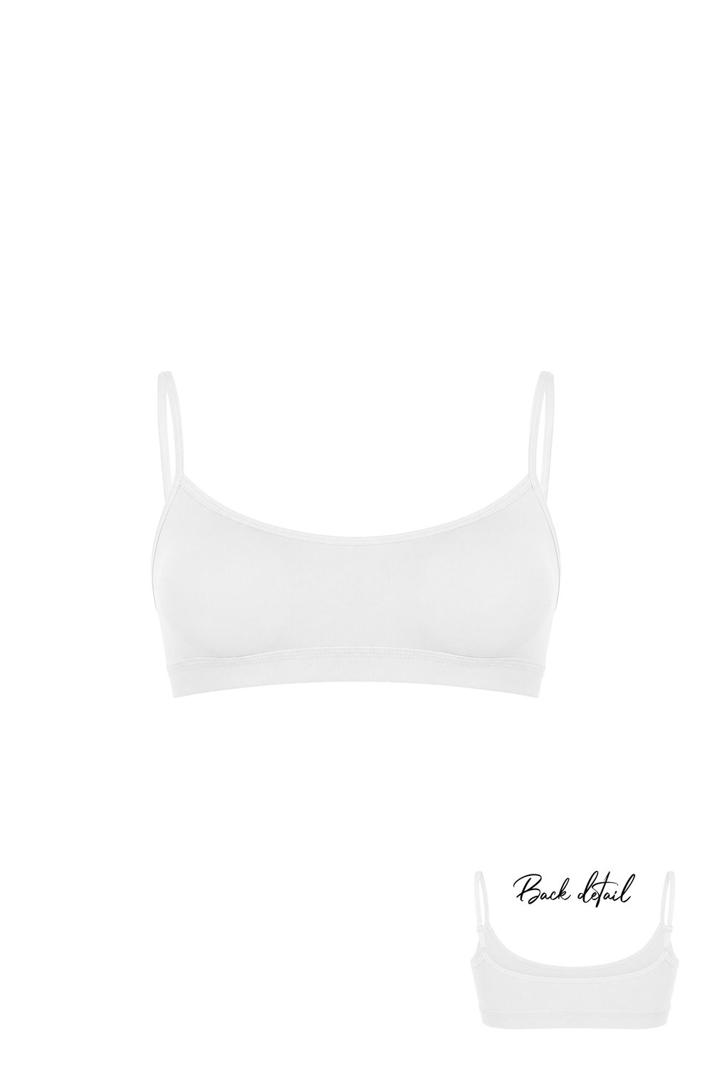 KADIN ÇAMAŞIR - Pamuklu Renkli İp Askılı BÜSTİYER 9lu Paket