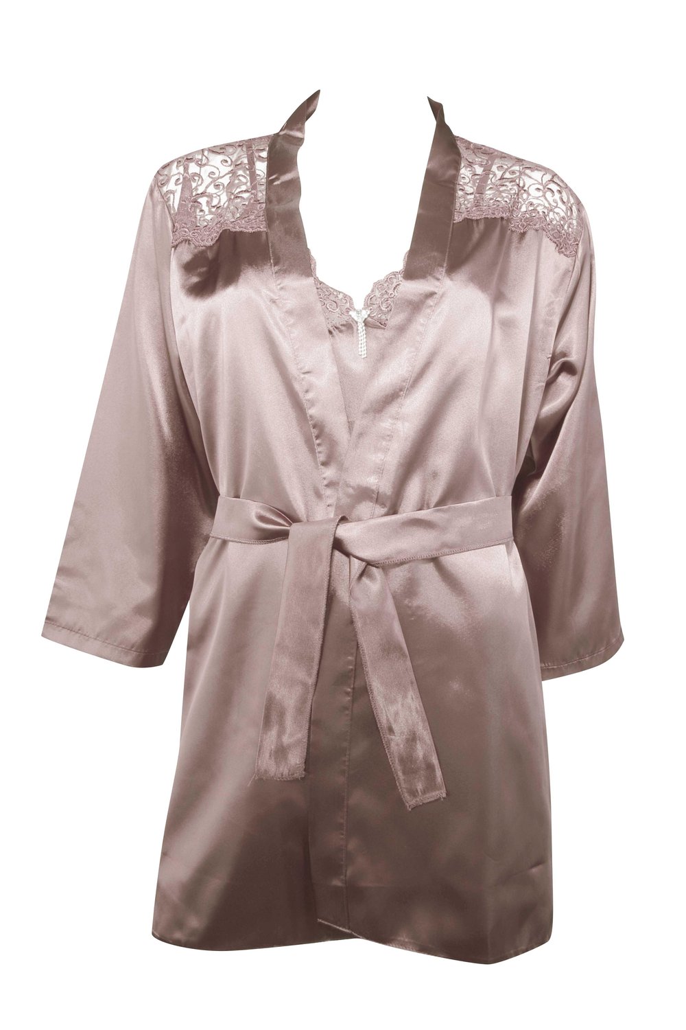 KADIN SATEN - SABAHLIK SET 2Lİ