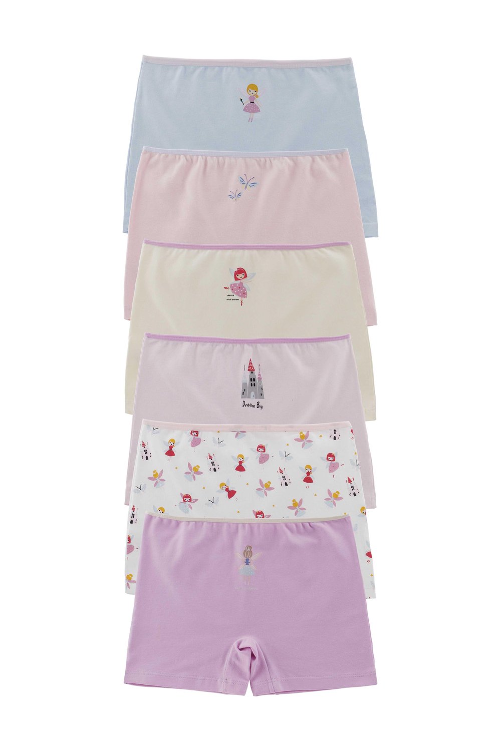 KIZ ÇOCUK-ÇAMAŞIR - 6LI BOXER