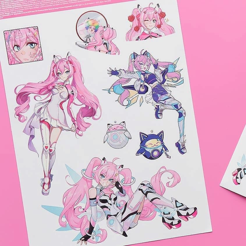 Decorative stickers SODA-CHAN  softdivalution