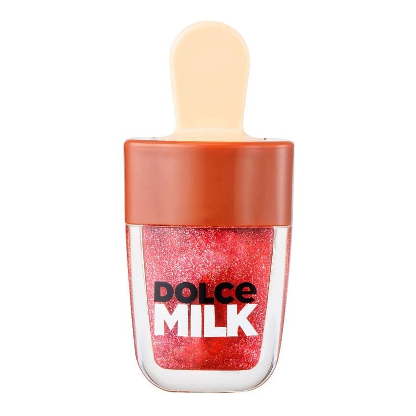 Lip gloss Gelato ((Mulatto-chocolate)) 6 ml case