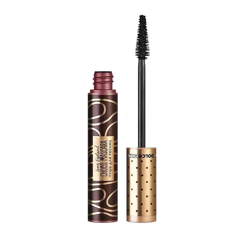 Mascara with chocolate scent volume and lengthening 01  Long Island  black 10 ml sachet
