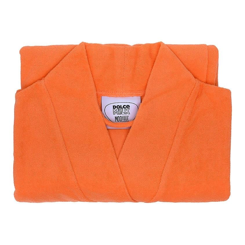 Set 232 (Slippers orange neon + robe) box