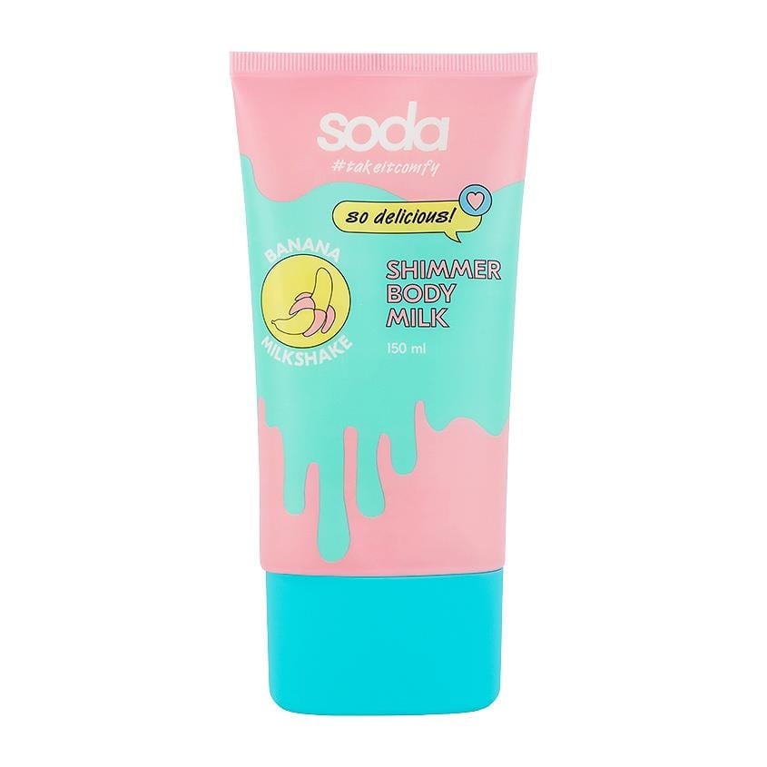 Shining body milk  takeitcomfy  BANANA MILKSHAKE , 150 ml