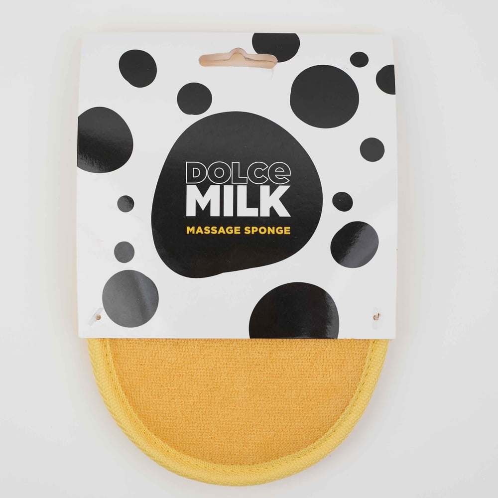 Shower massage sponge DM Yellow
