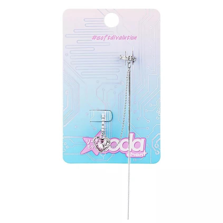 SODA-CHAN PINK HEART ear cuff  softdivalution