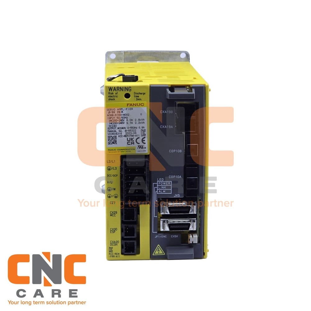 Fanuc A06B-6160-H002 (Beta iSV20) Servo Sürücü