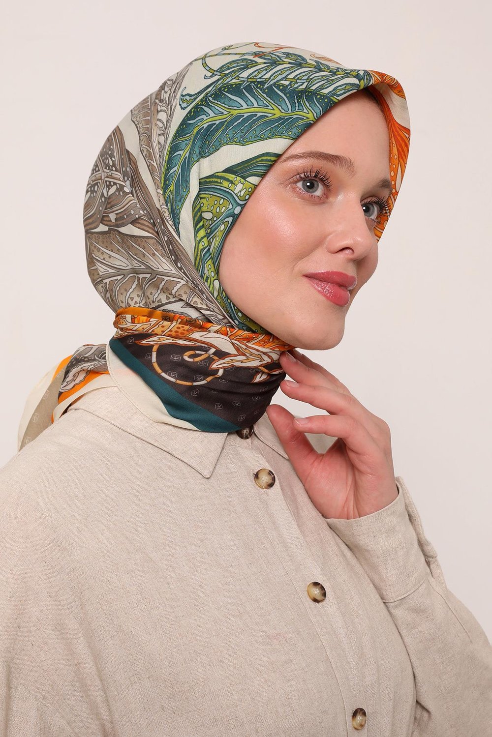Flora Eşarp | Deniz Esintisi