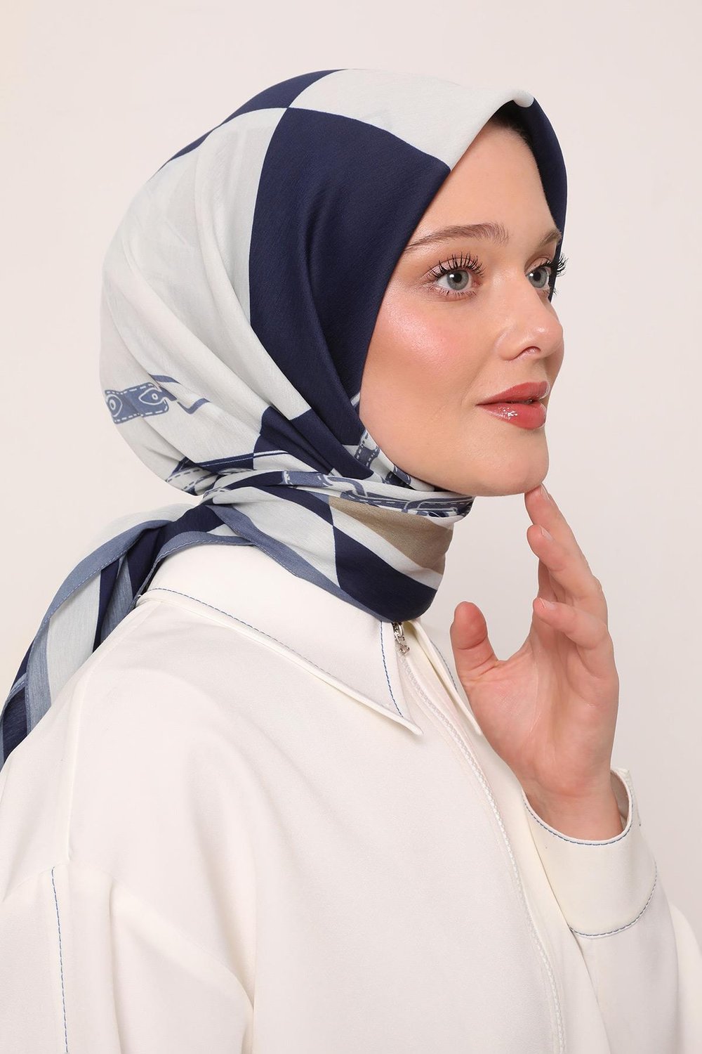 Flora Eşarp | Masal Mavisi
