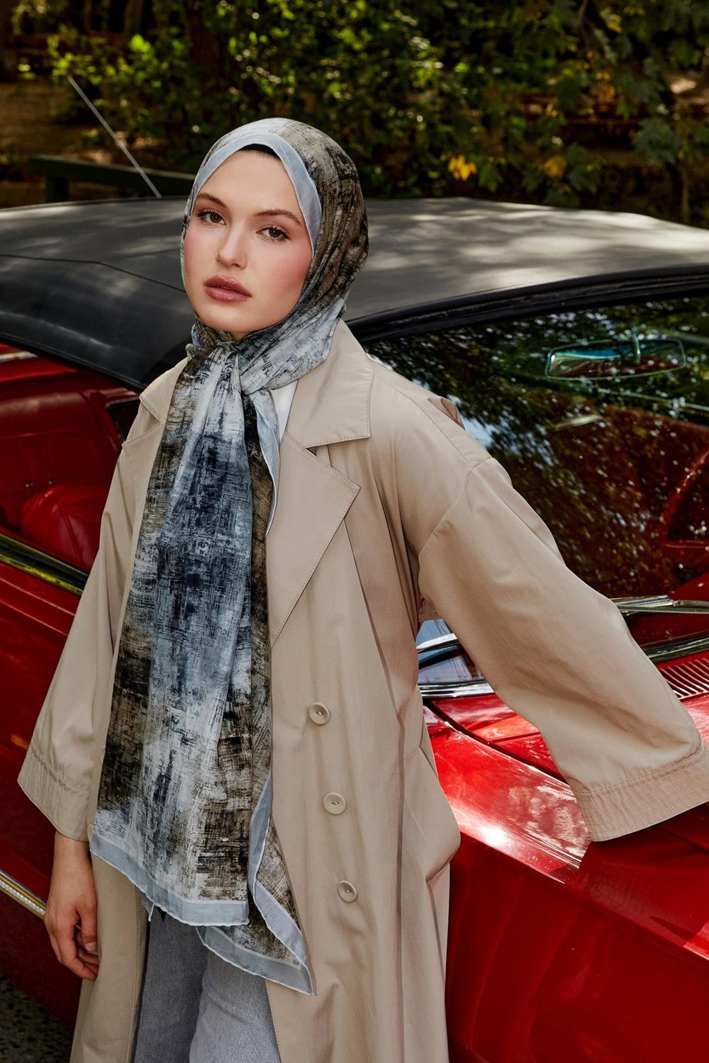 Silk Elite Şal | Bulut Grisi