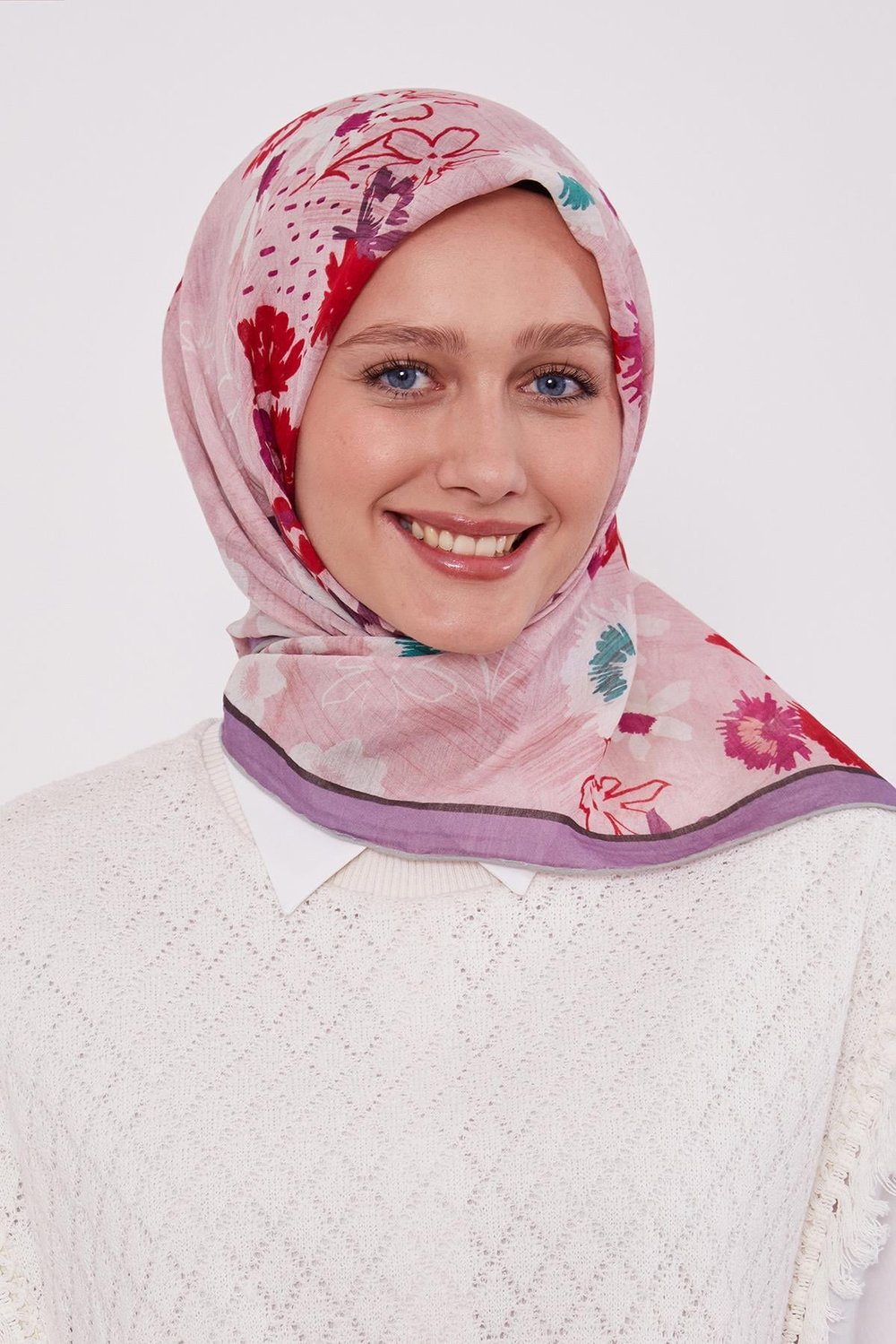 Summer Eşarp | Eflatun