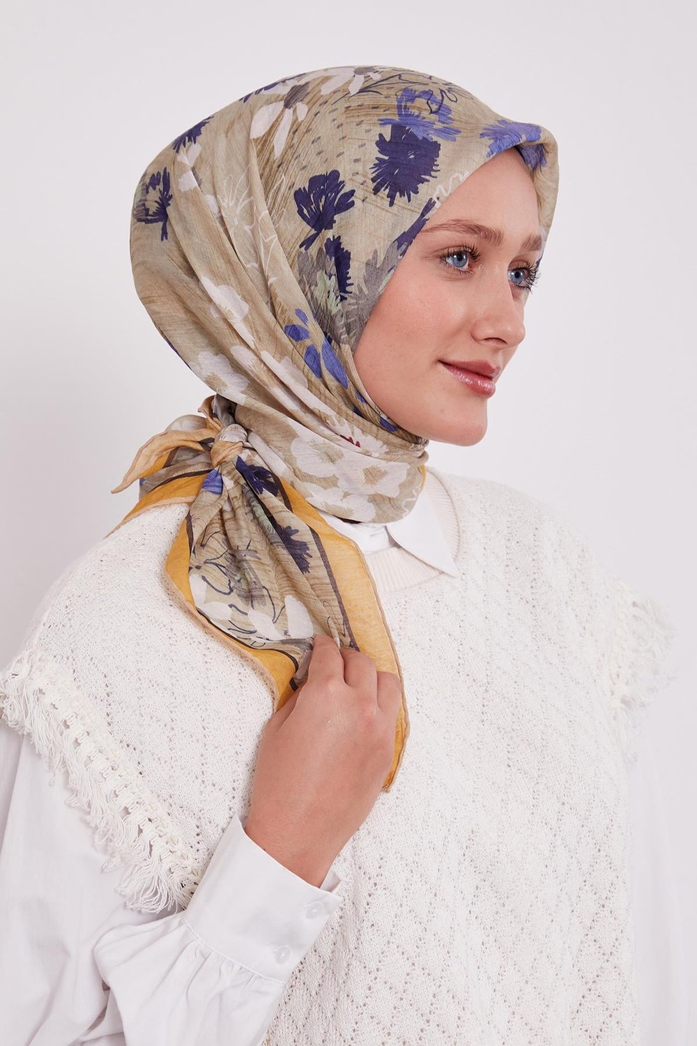 Summer Eşarp | Hardal