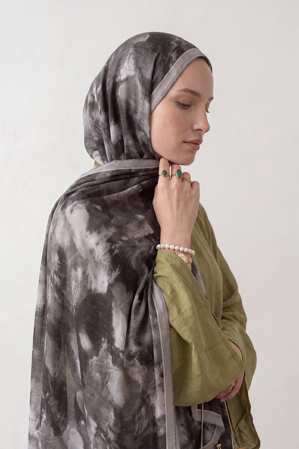 Summer Şal | Bohem Grisi