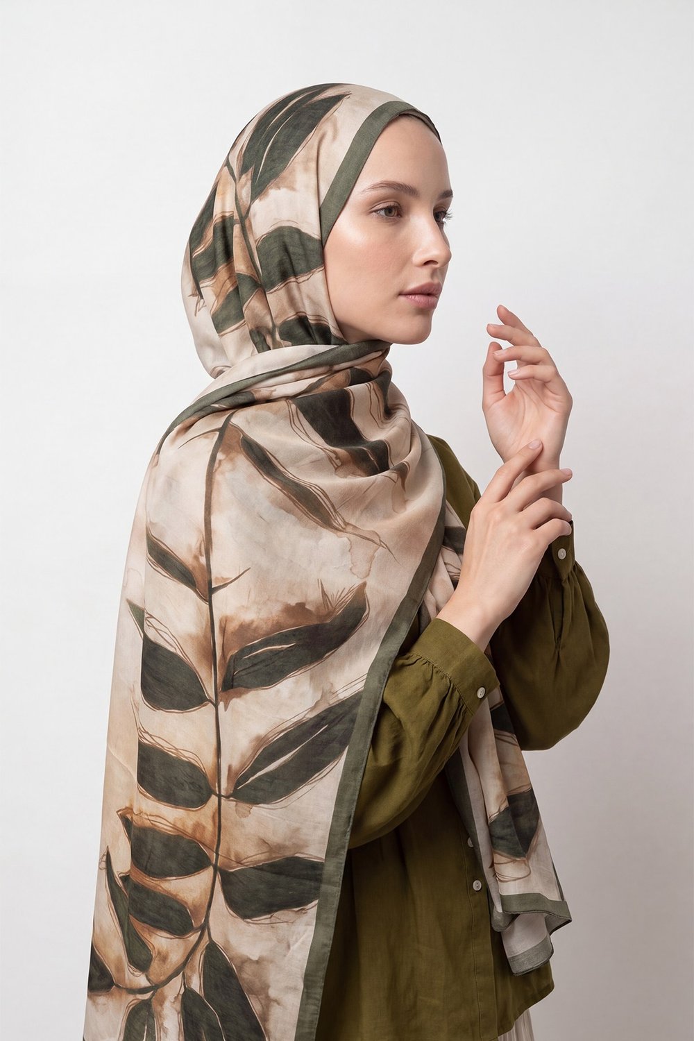Summer Şal | Gizemli Haki