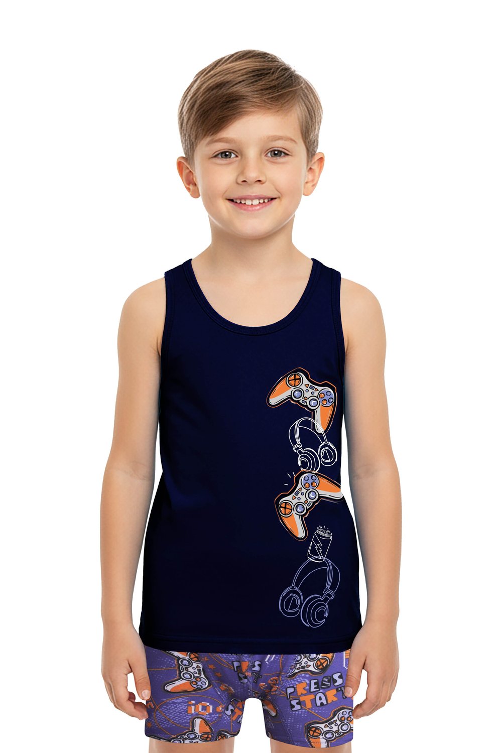 ERKEK ÇOCUK-ÇAMAŞIR - ATLET BOXER TAKIM