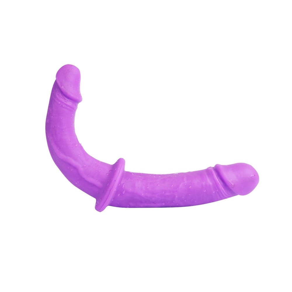 Realistik DildolarDouble Dildo Mor 41 cmElisium