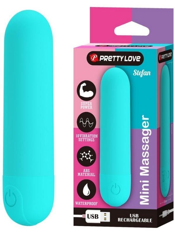 Teknolojik VibratörlerMini Massager Bullet Vibratör MaviElisium