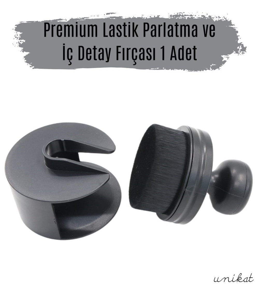 Yeni Nesil Aplikatör Ultra Soft İnce Yoğun Tüylü  Premium Lastik Parlatma ve İç Detay Fırçası 1 Adet
