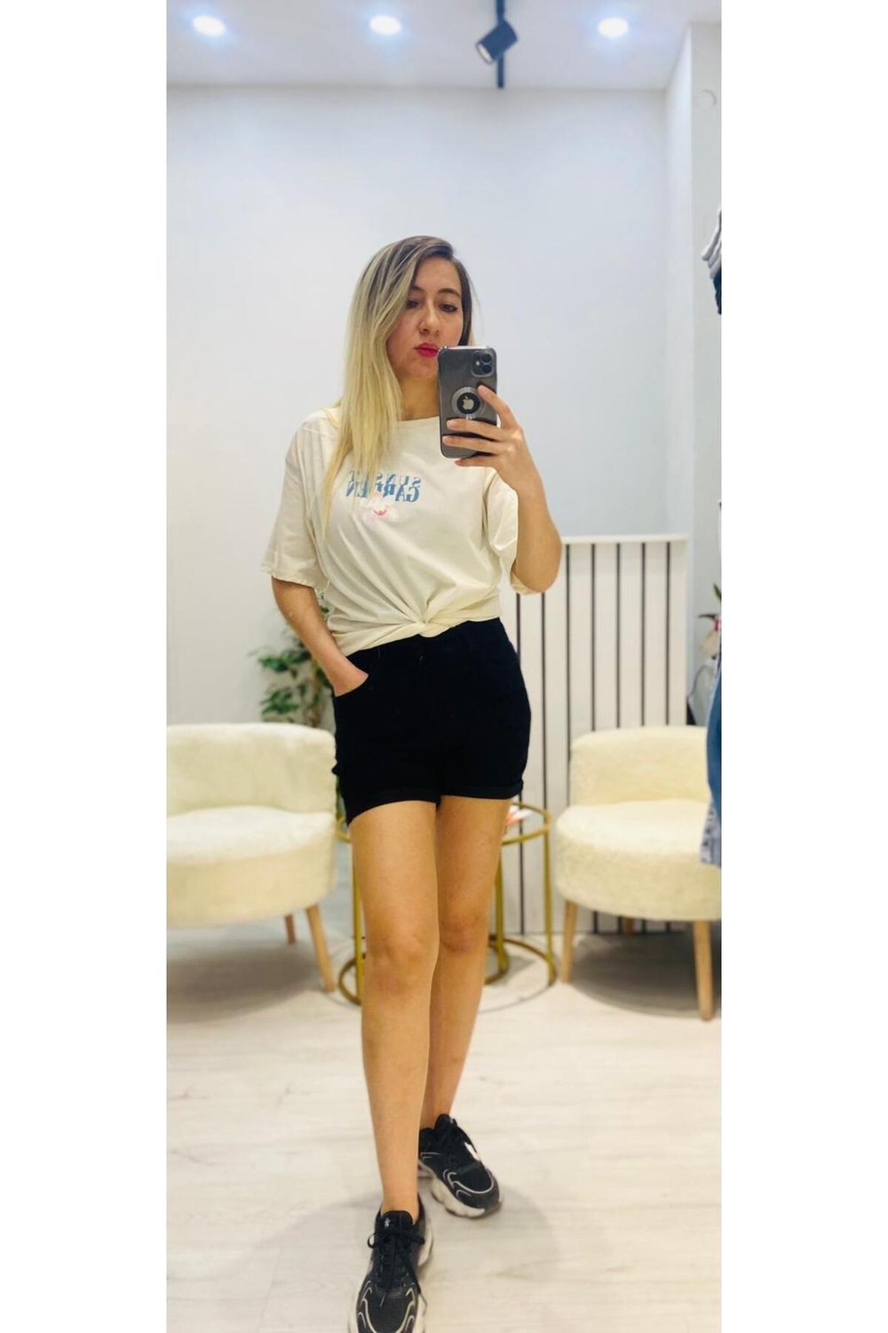 Baskılı Kısa Kollu T-shirt