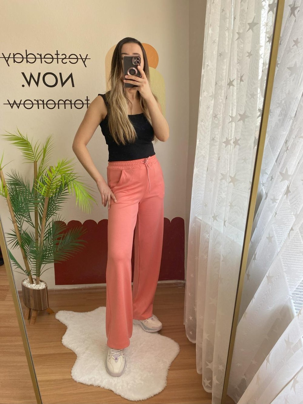 Soft Coral Relax Fit Eşofman
